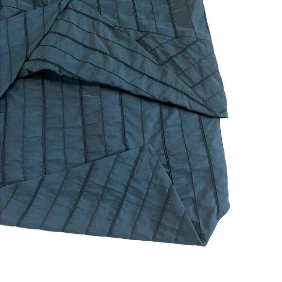 Asymmetrical Blue Sleeveless Tank Top - Picture 5 of 10